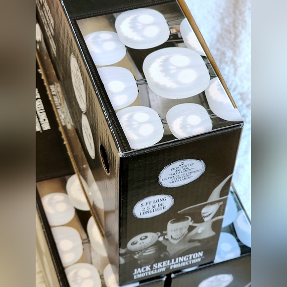 3 Boxes of Jack Skellington Musical Jack O Lanterns Light...